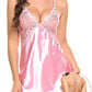 Lace Satin Nightwear Baby Doll