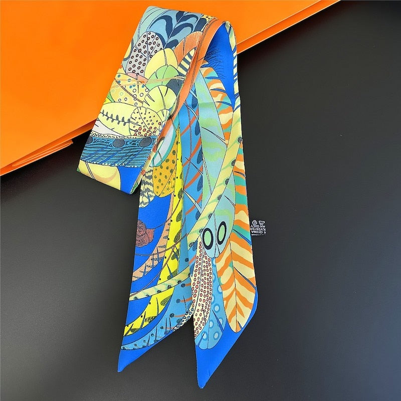 88*5cm Luxury Silk Skinny Handkerchief