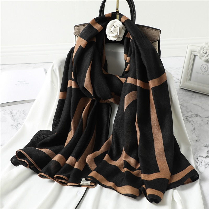 180*90cm New Design Fashion Print Scarf