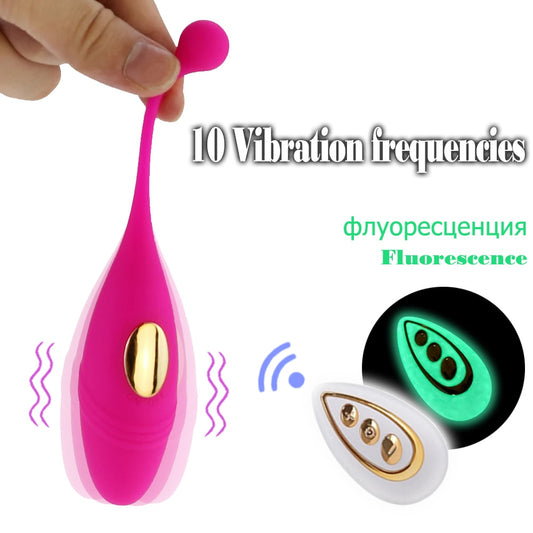 Wireless Remote Control Vibrator 10 Modes