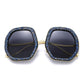 Oversized Luxury Diamond with Shiny Crystal Sunglasses