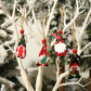 9/12 PCS  Christmas Wooden Pendants