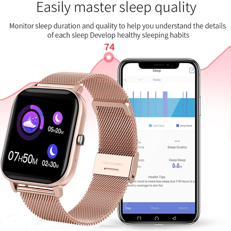 2022 New Bluetooth Answer Call, Full Touch, Dial Call, Fitness Tracker Waterproof Smart Watch