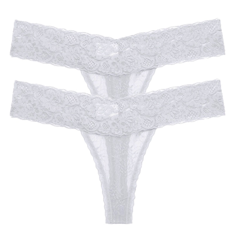 2 PCS/Set Lace Thongs