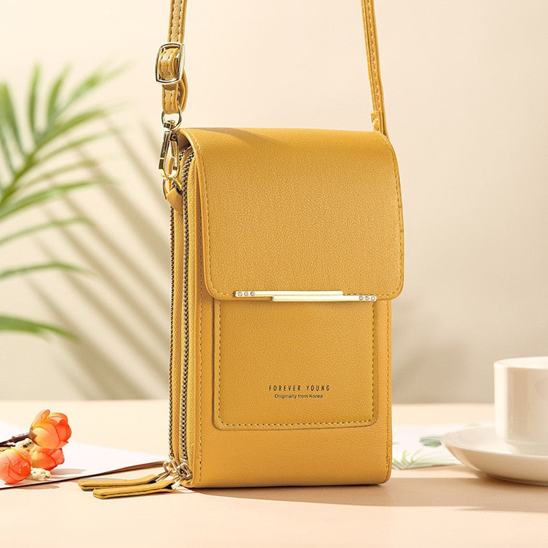 Vertical & Horizontal Mini Shoulder Cross body Leather Bag