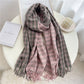 200*65cm Luxury Plaid Cashmere Long Pashmina Scarf