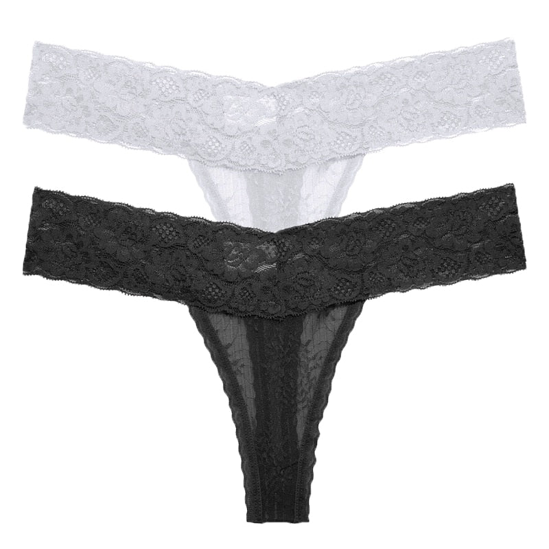 2 PCS/Set Lace Thongs