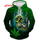 3D Weeds Hoodie Printing Sweatshirts