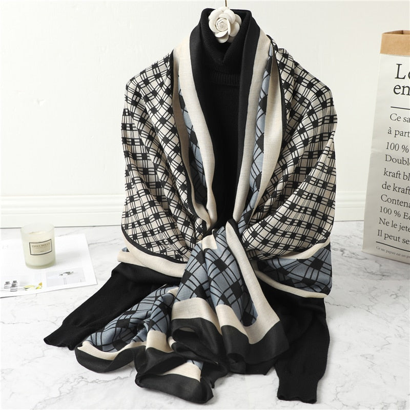 180*90cm New Design Fashion Print Scarf