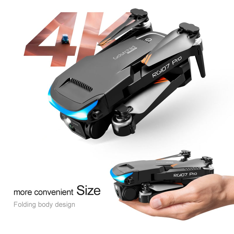 RG107 Pro 4k 3 Side, Obstacle Avoidance, HD Dual Camera WiFi fpv Drone