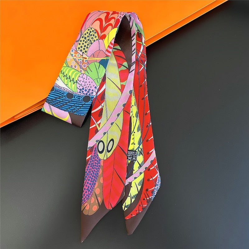 88*5cm Luxury Silk Skinny Handkerchief