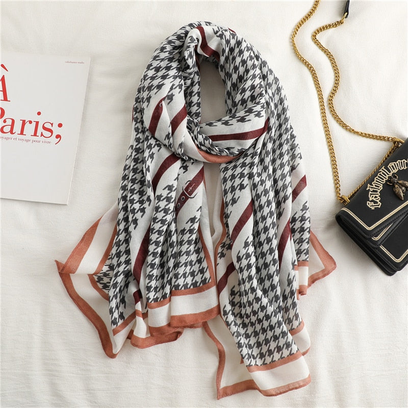 180*90cm New Design Fashion Print Scarf