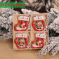 9/12 PCS  Christmas Wooden Pendants