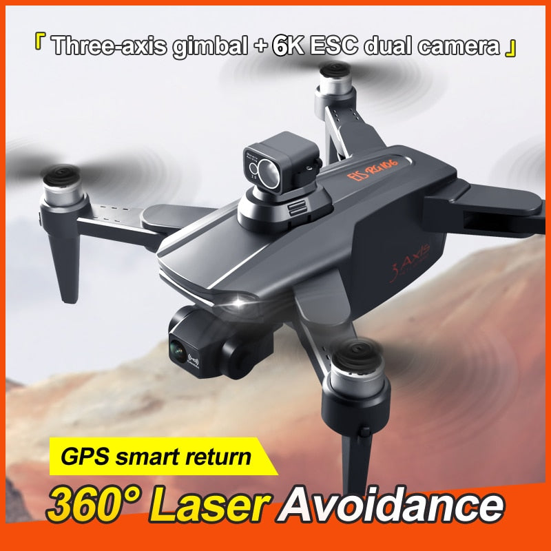 RG106 MAX GPS 6K Professional Dual HD Camera with 3-Axis Gimbal FPV Obstacle Avoidance Drone