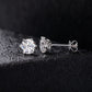 0.5-1 Carat D Color Moissanite Stud Earrings