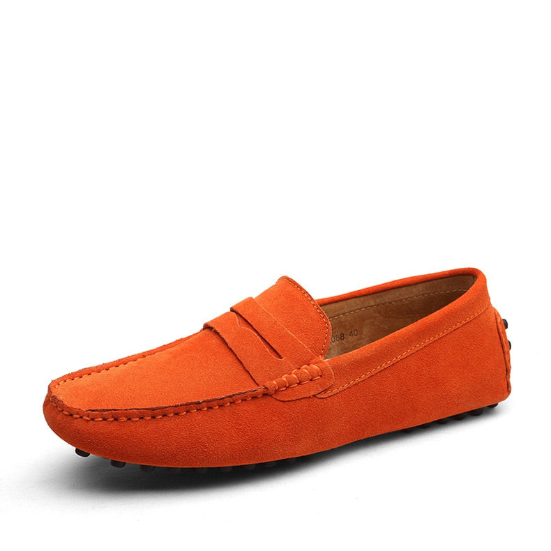 Men Fashion  Genuine Leather  Loafers Moccasins 2020