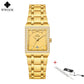 WWOOR women's high quality brand design square diamond, small watch.