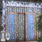 Curtain Lights Garland Merry Christmas Decorations