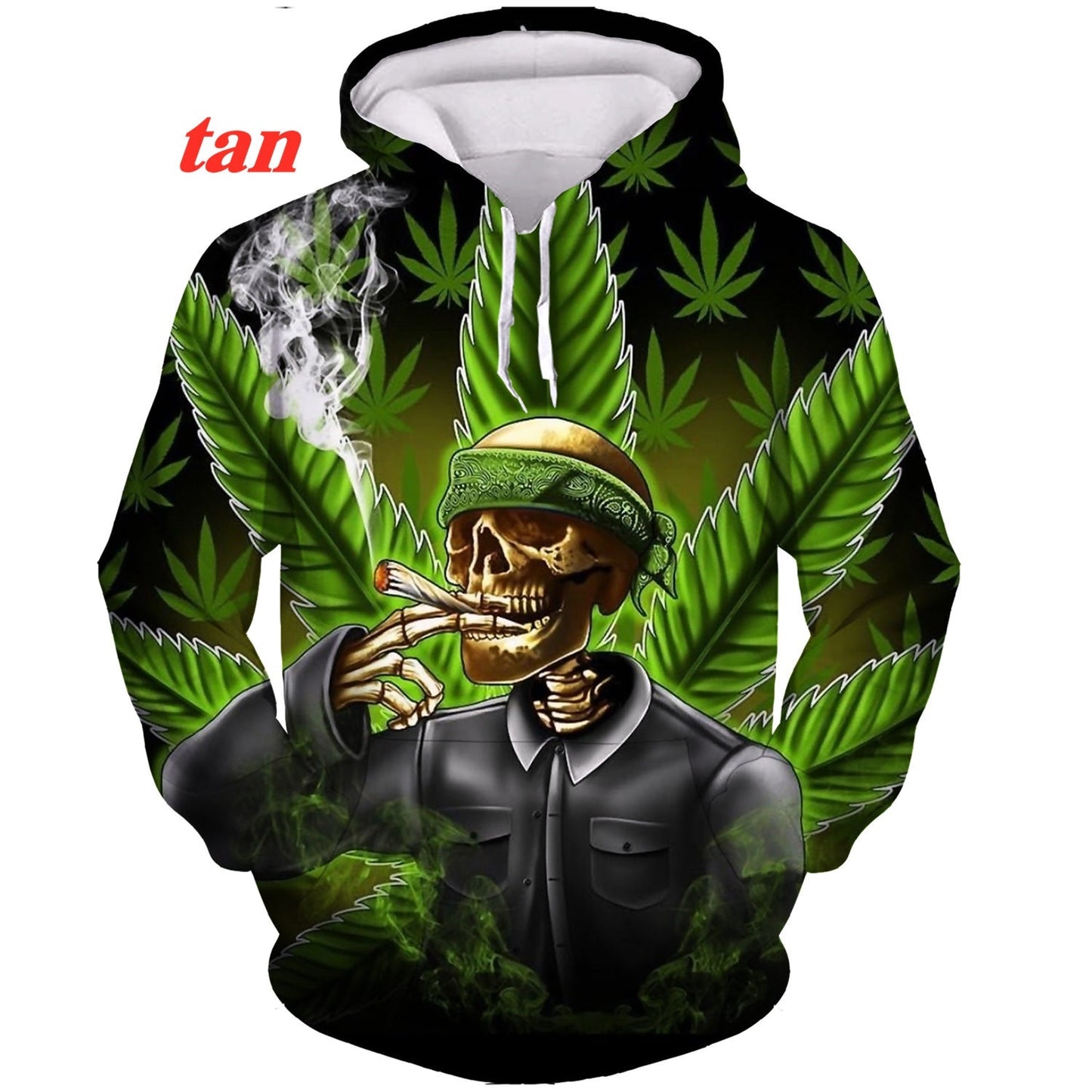 3D Weeds Hoodie Printing Sweatshirts