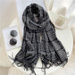 200*65cm Luxury Plaid Cashmere Long Pashmina Scarf