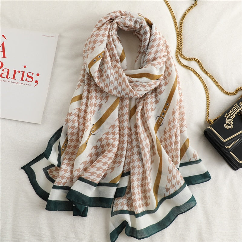 180*90cm New Design Fashion Print Scarf