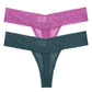 2 PCS/Set Lace Thongs