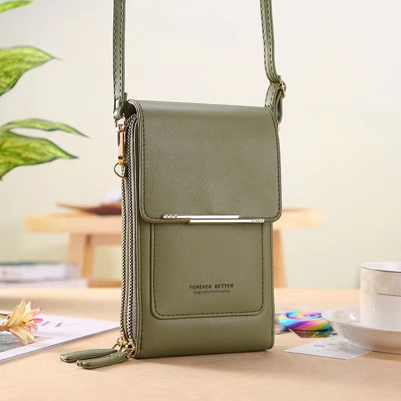 Vertical & Horizontal Mini Shoulder Cross body Leather Bag