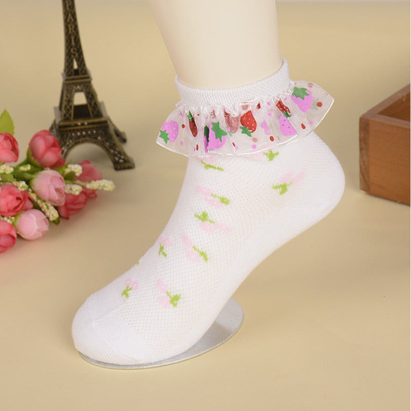 Strawberry Baby Girl Socks