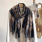 200*65cm Luxury Plaid Cashmere Long Pashmina Scarf