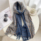 200*65cm Luxury Plaid Cashmere Long Pashmina Scarf