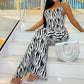 Hugcitar Zebra Print Elegant Outfit