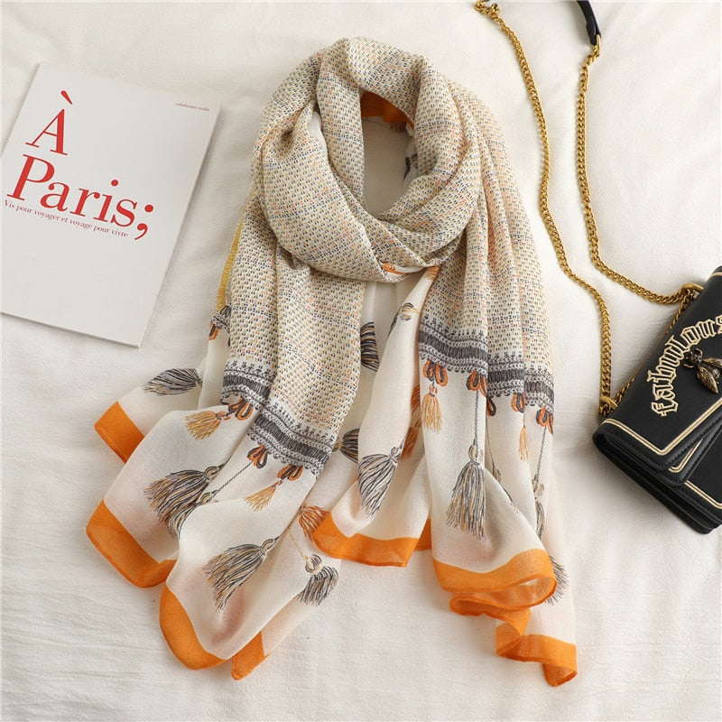 180*90cm New Design Fashion Print Scarf