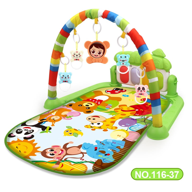 Baby Playmate Music Rack With Piano Keyboard Puzzle Carpet