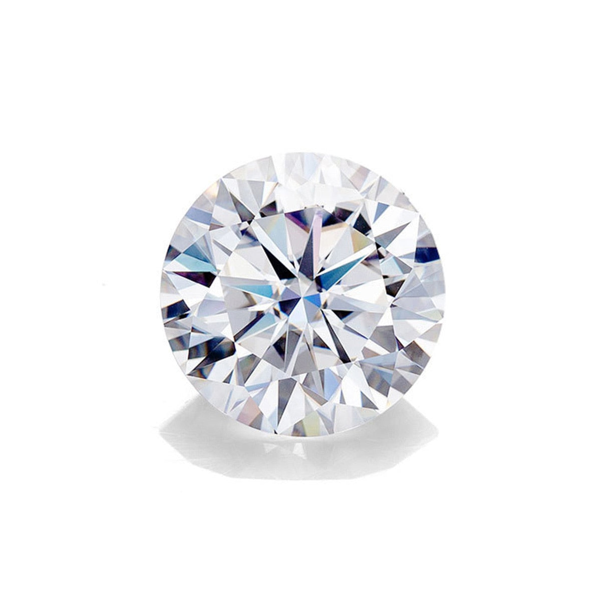 Round Cut GH Color Moissanite, GRA