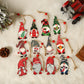 9/12 PCS  Christmas Wooden Pendants