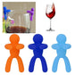 6pcs Silicone Wine Glass Marker