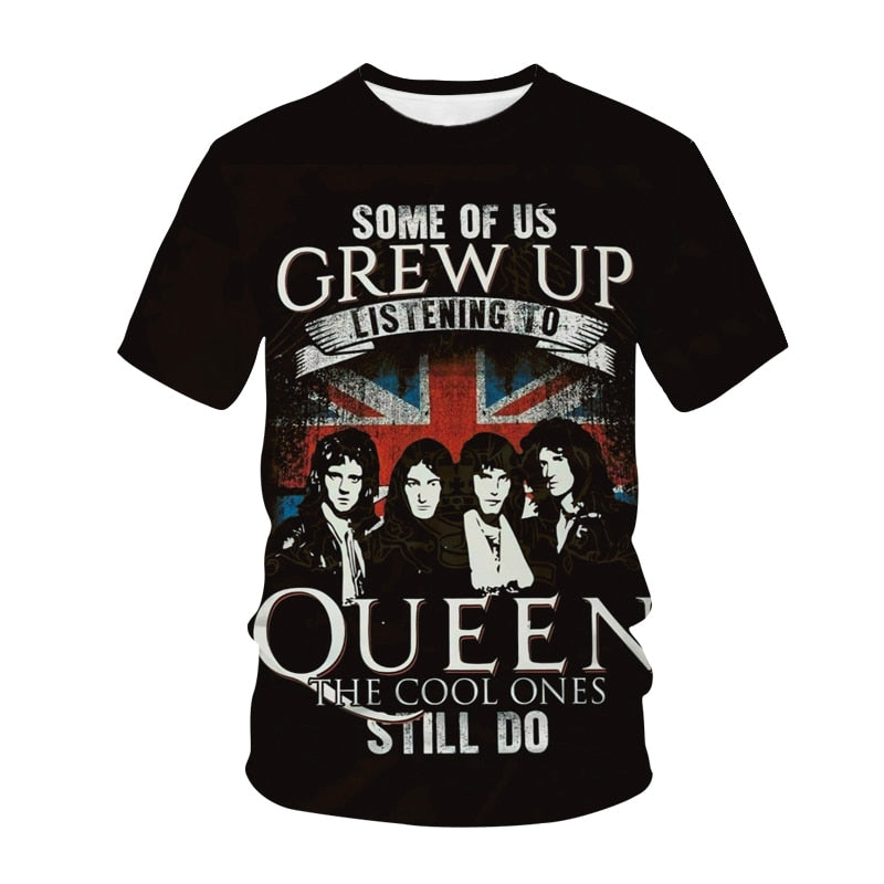 Queen 3D Rock T-Shirts