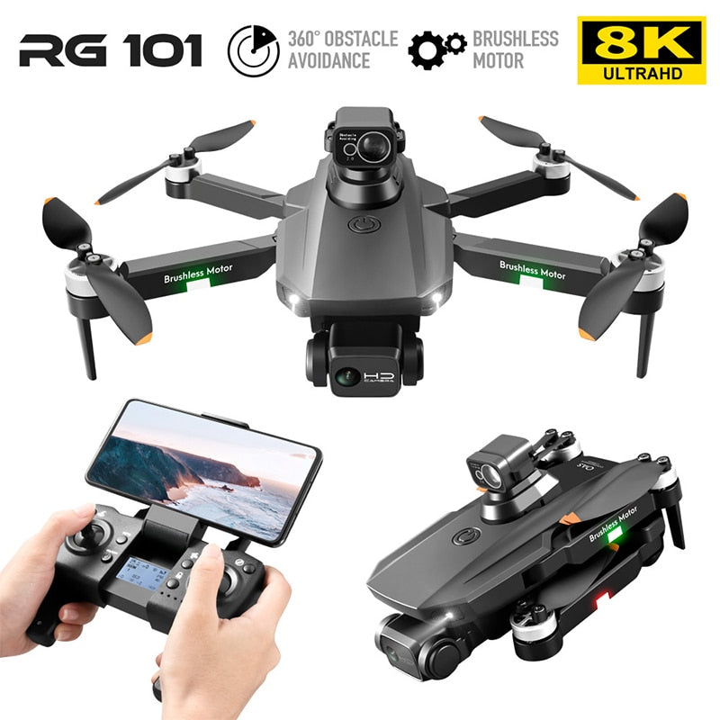 4K-8K Professional Dual HD Camera brushless Obstacle Avoidances Drone