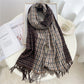 200*65cm Luxury Plaid Cashmere Long Pashmina Scarf