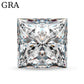 Princess Cut D Color VVS1 Moissanite, GRA