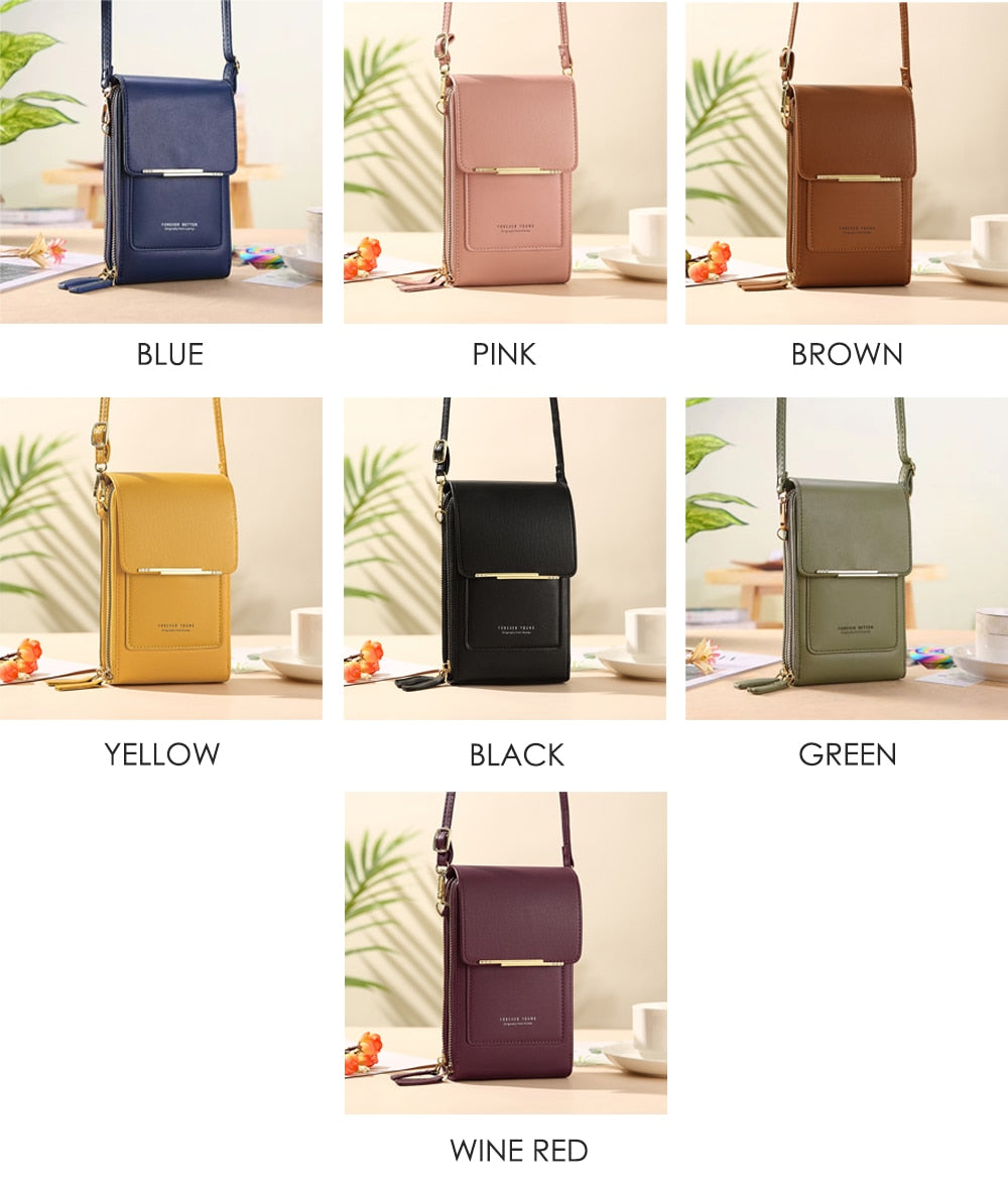 Vertical & Horizontal Mini Shoulder Cross body Leather Bag