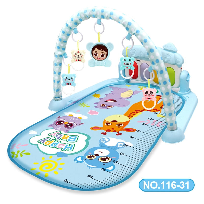 Baby Playmate Music Rack With Piano Keyboard Puzzle Carpet