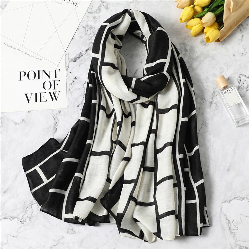 180*90cm New Design Fashion Print Scarf