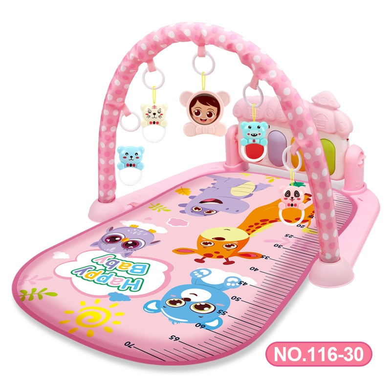 Baby Playmate Music Rack With Piano Keyboard Puzzle Carpet