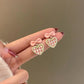 Hypoallergenic Pink Heart Earring