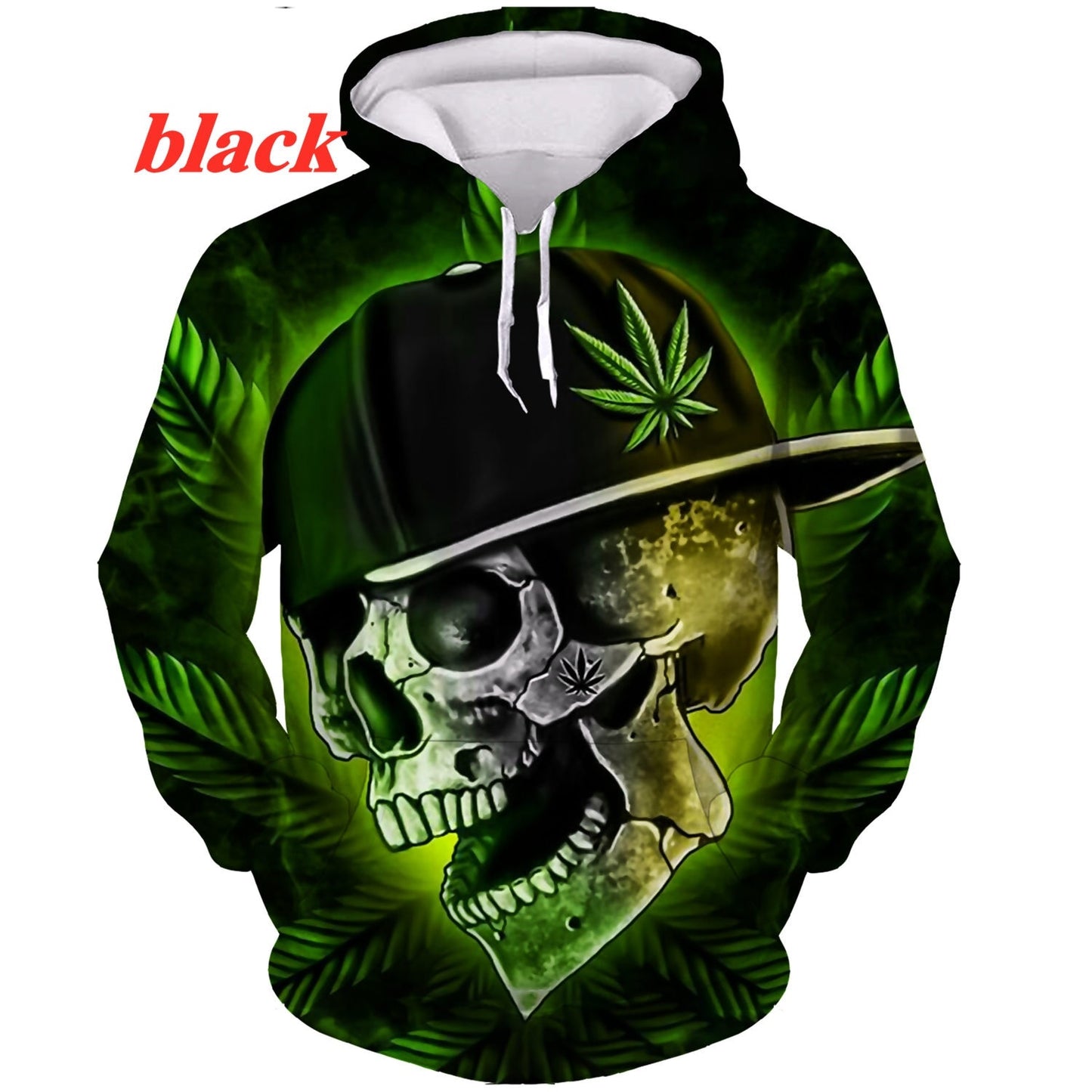 3D Weeds Hoodie Printing Sweatshirts